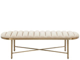 Fenwick - Bench - Beige / Dusty Bronze