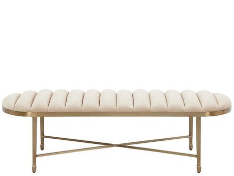 Fenwick - Bench - Beige / Dusty Bronze