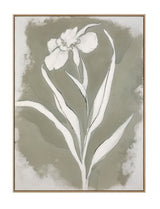 Serene Botanical I Framed Canvas - Beige