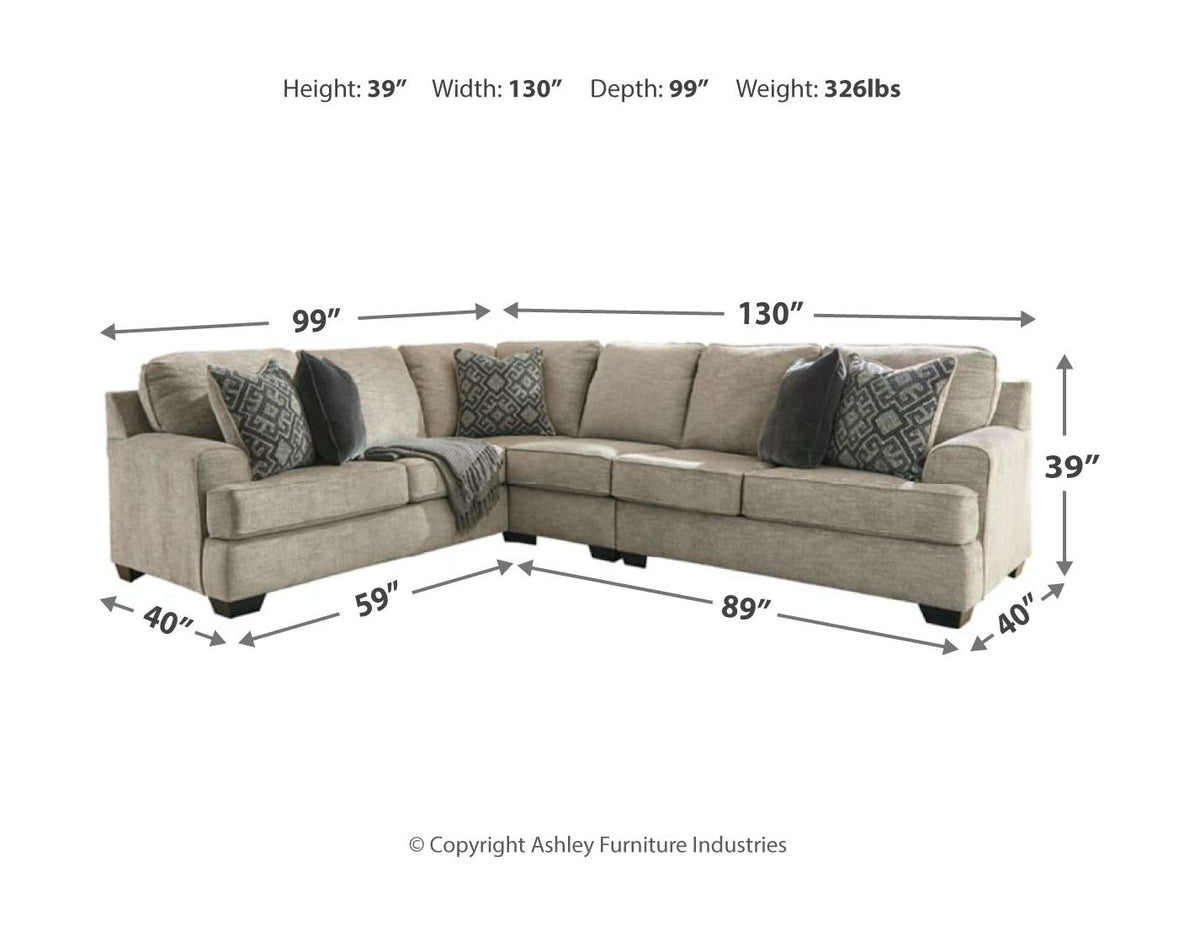 Bovarian - 4 Piece Sectional Set