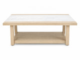 Trifecta - Coffee Table - Driftwood Cerused Oak