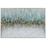 Divide - Hand Painted Art - Blue