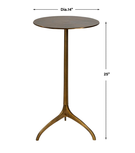 Beacon - Accent Table - Gold