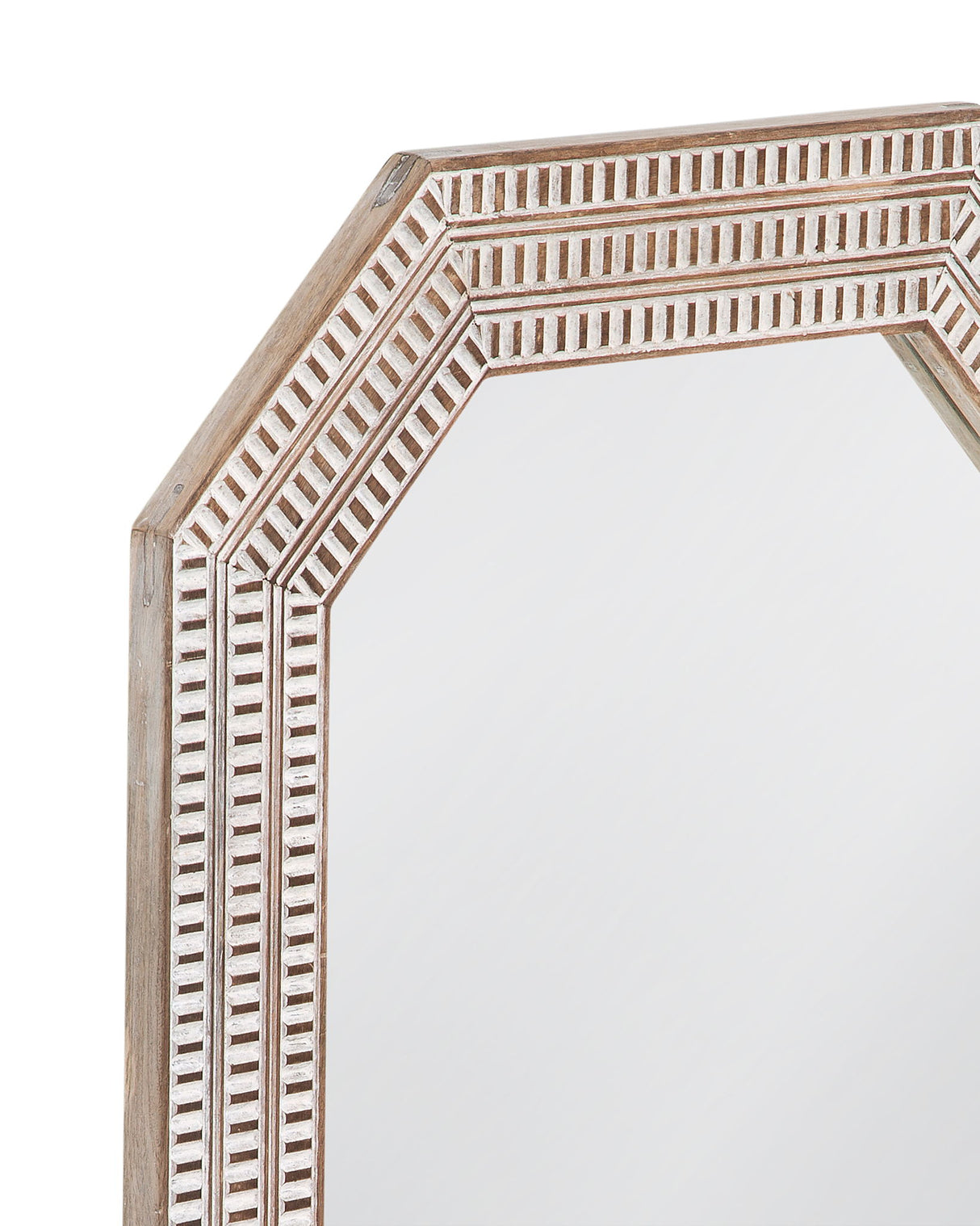 Michael - Wall Mirror - White Washed