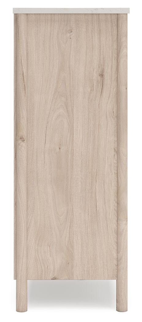 Cadmori - Five Drawer Wide Chest - Two-Tone