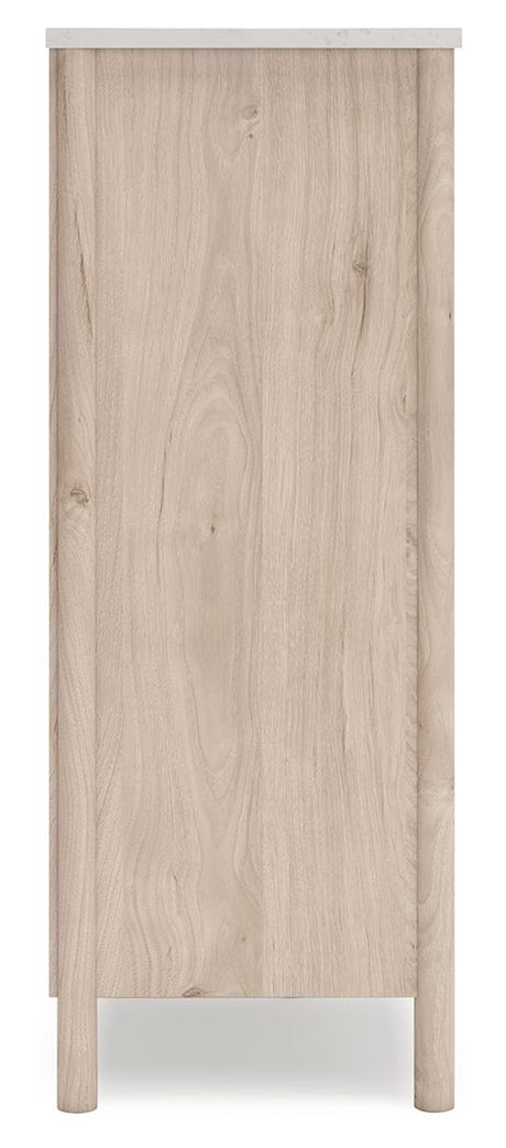 Cadmori - Five Drawer Wide Chest - Two-Tone