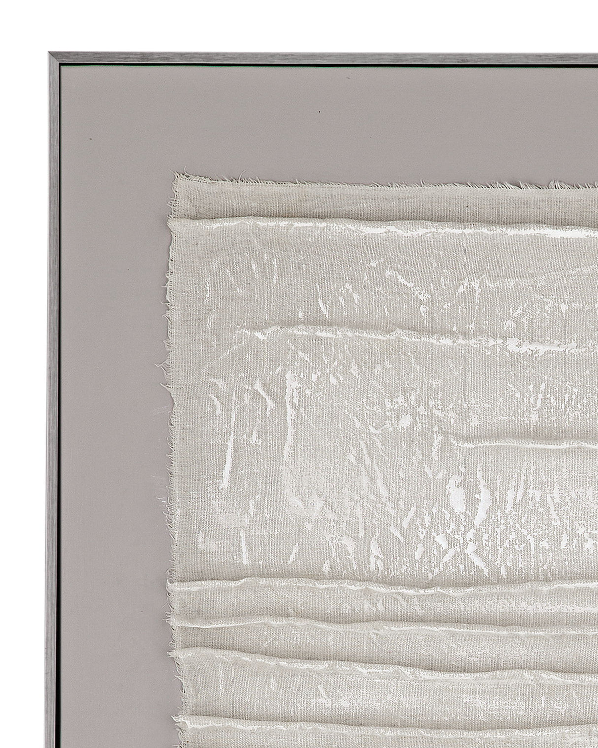 Zole II Framed Canvas - Gray