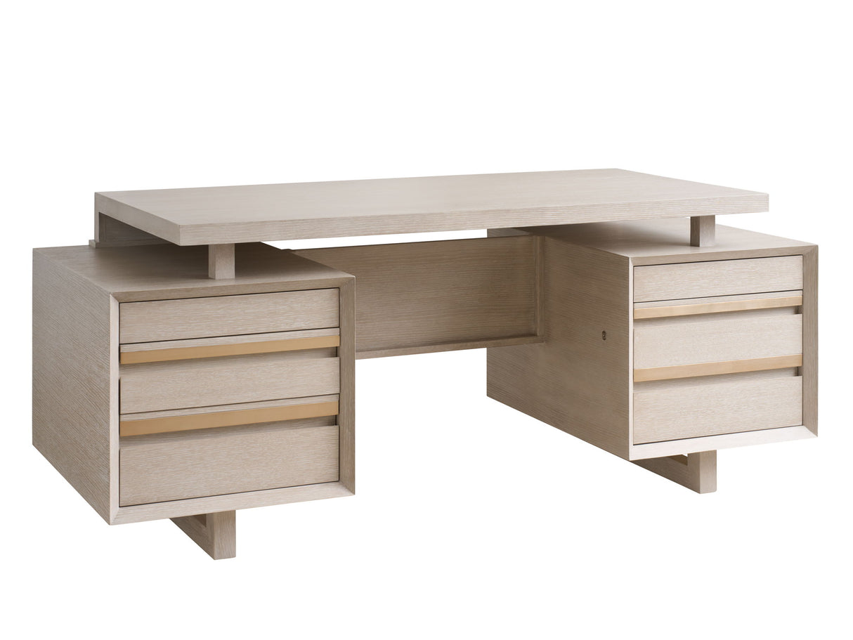Studio Designs - Farallon Executive Desk - Beige
