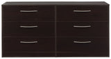 Finch - Six Drawer Dresser - Black