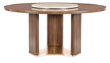 Eleana - Round Dining Table - Medium Wood