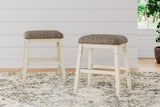 Bolanburg - Upholstered Stool (Set of 2) - Beige