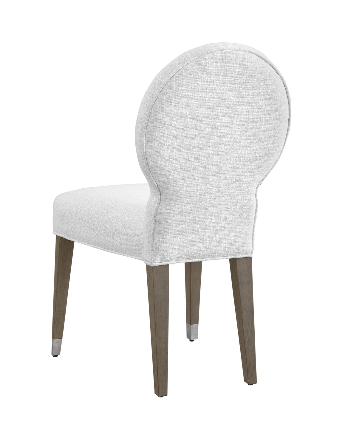 Farrah - Dining Chair - Light Oak Leg/Brushed Nickel Caps