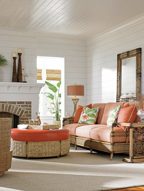 Twin Palms - Angler Accent Table - Light Brown
