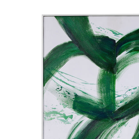 Twister Canvas Art - White