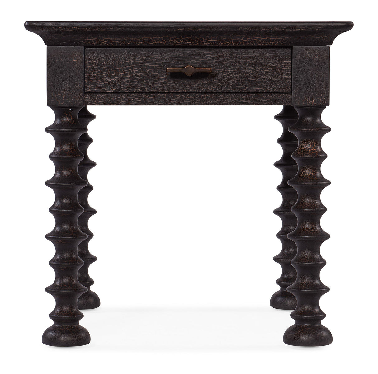 Big Sky - Turned Leg End Table - Black