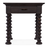 Big Sky - Turned Leg End Table - Black