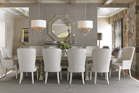 Oyster Bay - Montauk Rectangular Dining Table - Pearl Silver