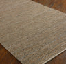 Tobais - Rescued Leather & Fabric Rug