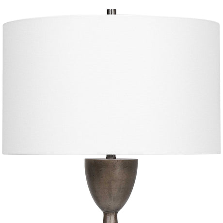 Waller - Handcrafted Cast Table Lamp - Brown, Dark