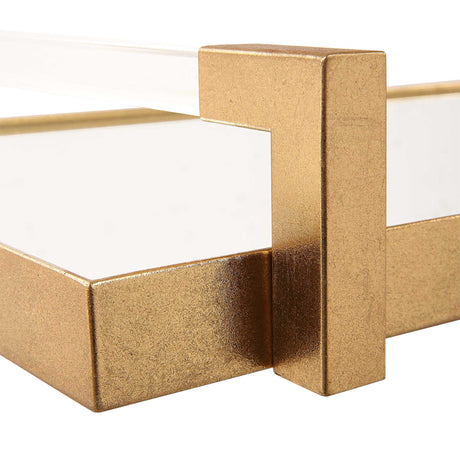 Deki - Mirrored Tray - Gold