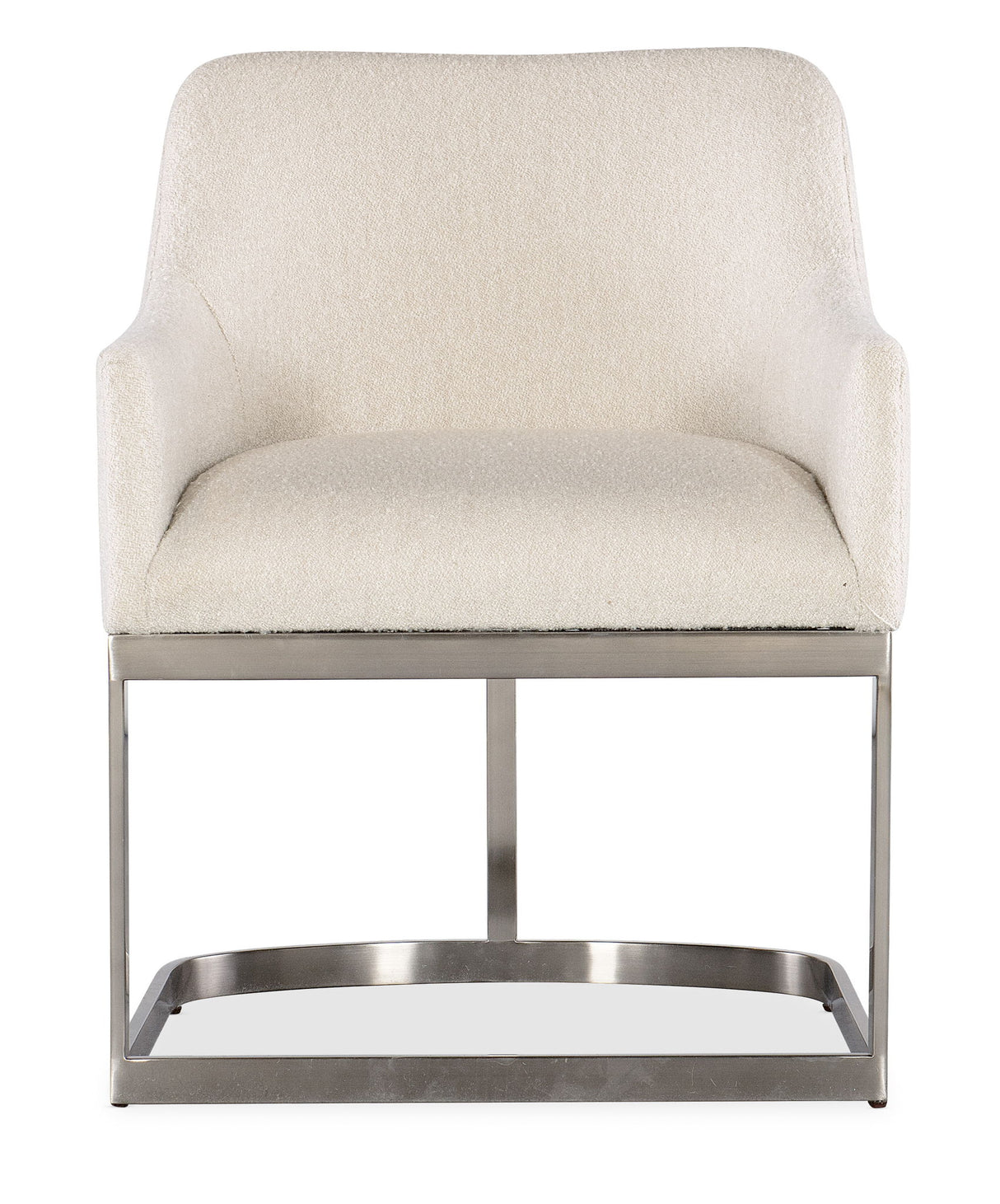 Modern Mood - Upholstered Arm Chair With Metal Base - Beige
