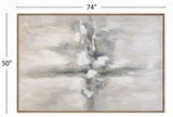 Quiet Reflection Framed Canvas - Silver