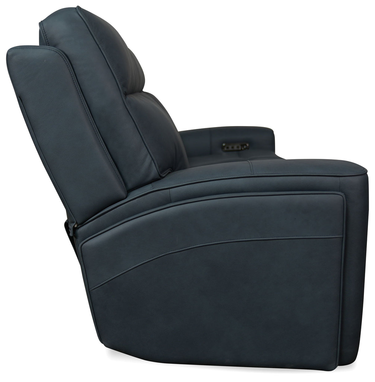 Riverton - Power Sofa With Power Headrest And Lumbar - Black