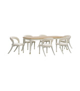 Winslet - Dining Table - Light Brown / White