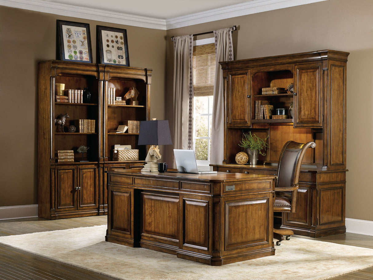 Tynecastle - Executive Desk - Dark Brown