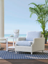 Ocean Breeze Promenade - Round End Table - White