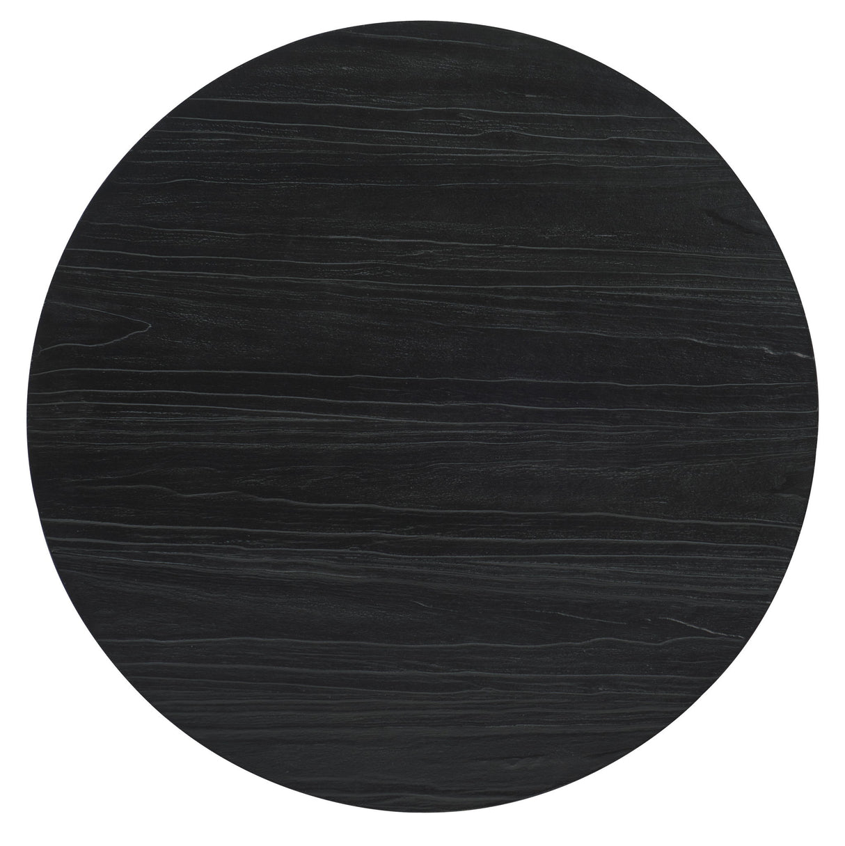 Chapman - Shou Sugi Ban Petite Round Dining Table - Black