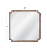 Lennox - Wall Mirror - Dark Brown