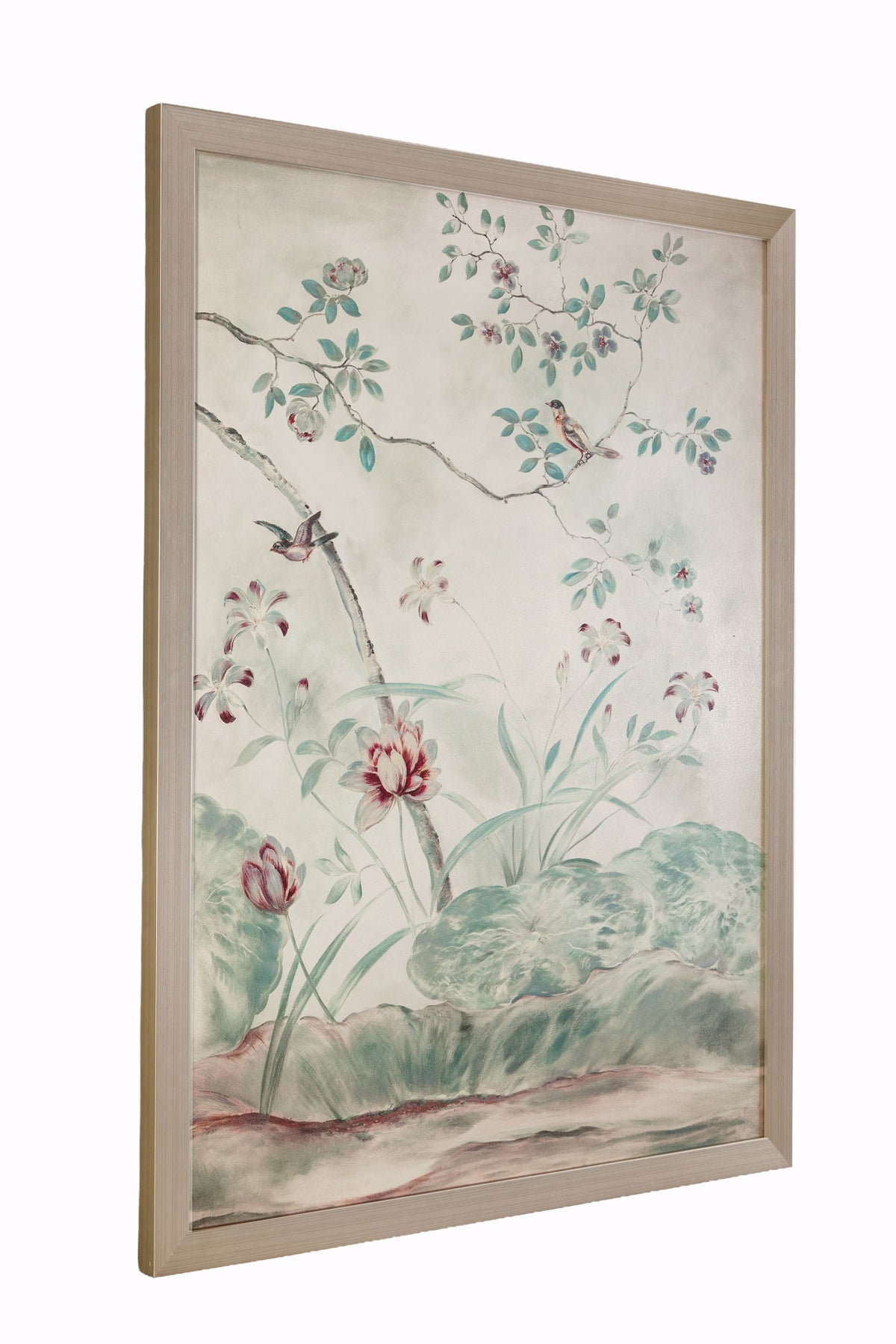 Sylvan Study Framed Print - Cream