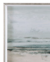 Moody Coast II Framed Art - Light Blue