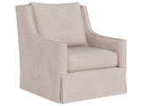 Hudson - Skirted Petite Swivel Glider-Special Order - Beige