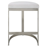 Ivanna - Backless Counter Stool - Silver