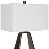 Halo - Modern Open Table Lamp - Gray