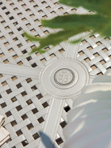 Silver Sands - Round Dining Table - Pearl Silver