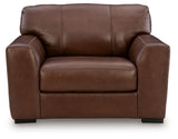 Brogliano - 3 Pc. - Sofa, Oversized Chair And Ottoman - Canyon
