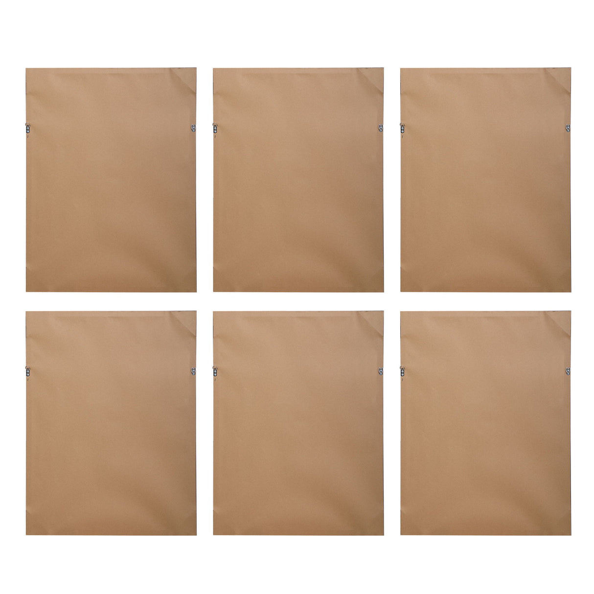 Foliage - Framed Prints, Set Of 6 - Black