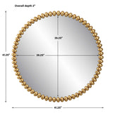 Byzantine - Round Mirror - Gold