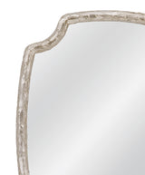 Wishing Stone - Wall Mirror - Antique Silver