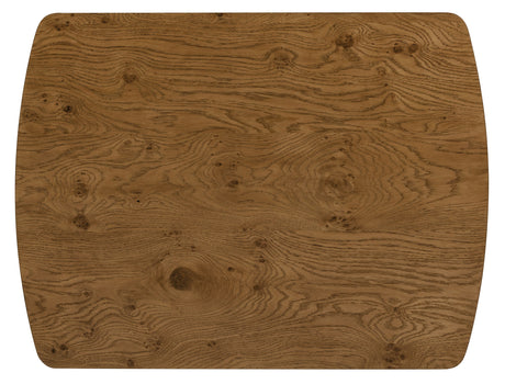 Melange - Romano End Table - Light Brown