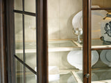 Leesburg - Display Cabinet - Dark Brown