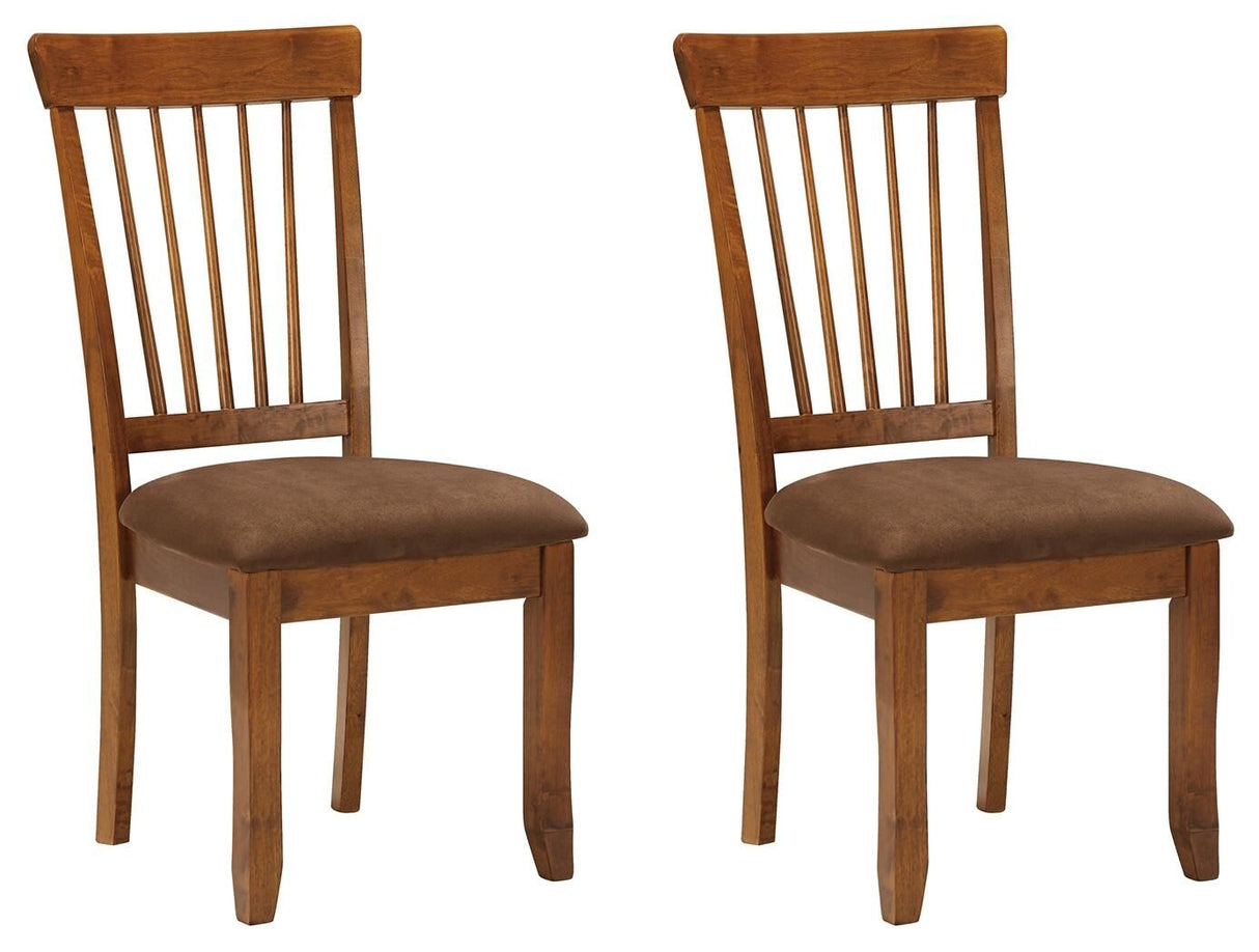 Berringer - Dining UPH Side Chair (Set of 2) - Rustic Brown