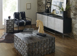 Commerce And Market - Chiseling Cocktail Table - Dark Gray