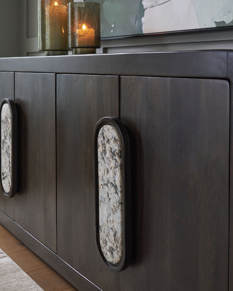 Elliston - Espresso Brown - Accent Cabinet