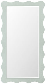 Commerce And Market - Waverly Leaner Mirror - Blue