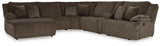 Top Tier - 6 Piece Reclining Sectional