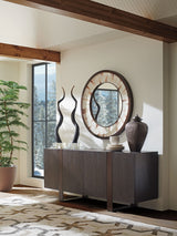 Park City - Academy Round Mirror - Beige